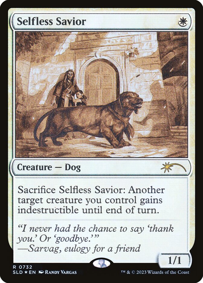 Selfless Savior 732 (Secret Lair Drop Series)  | Good Games Adelaide SA