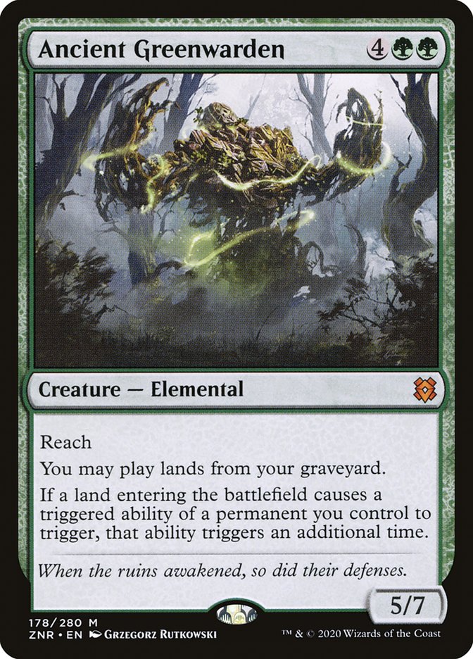 Ancient Greenwarden 178 (Zendikar Rising)  - Foil | Good Games Adelaide SA