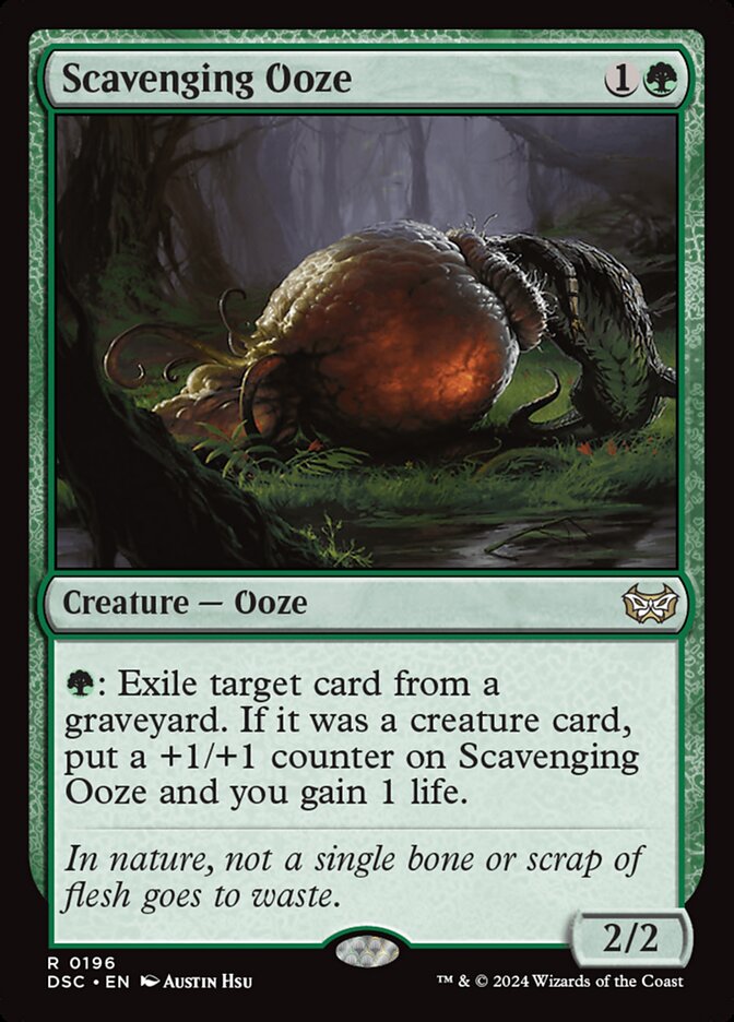 Scavenging Ooze 196 (Commander: Duskmourn: House of Horror)  | Good Games Adelaide SA