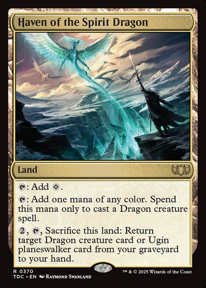 Haven of the Spirit Dragon 370 (Commander: Tarkir: Dragonstorm)  | Good Games Adelaide SA