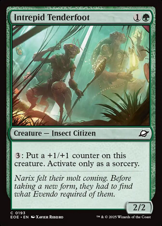 Intrepid Tenderfoot 193 (Edge of Eternities)  - Foil | Good Games Adelaide SA