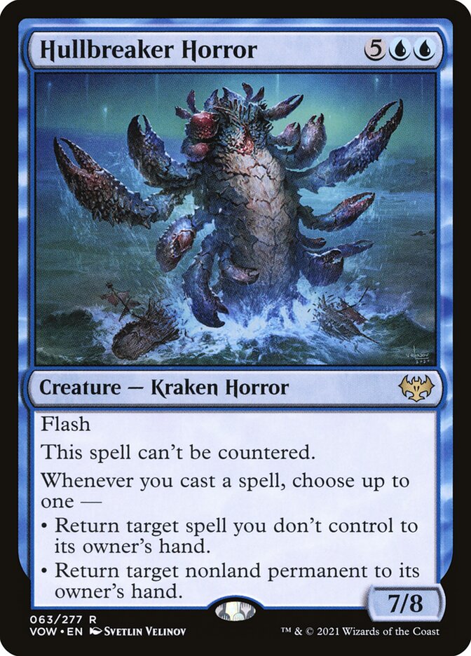 Hullbreaker Horror 63 (Innistrad: Crimson Vow)  - Foil | Good Games Adelaide SA