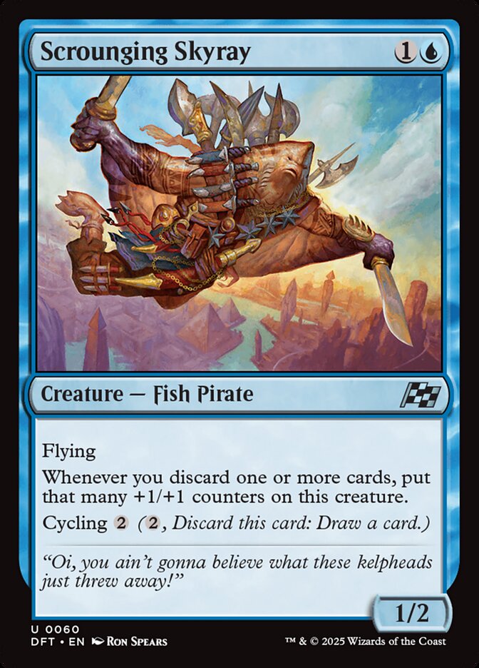 Scrounging Skyray 60 (Aetherdrift)  - Foil | Good Games Adelaide SA
