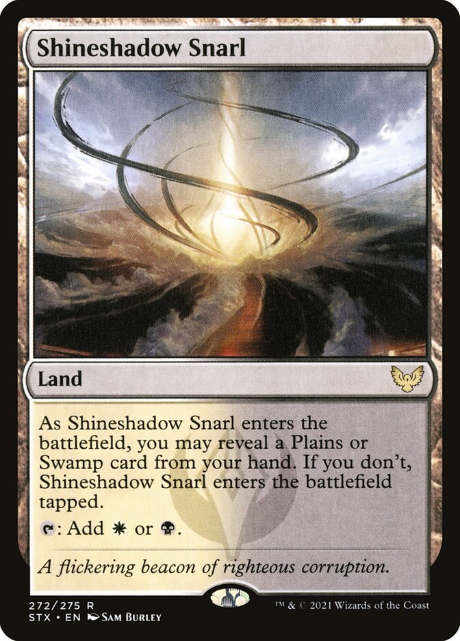 Shineshadow Snarl 272 (Strixhaven: School of Mages)  - Foil | Good Games Adelaide SA