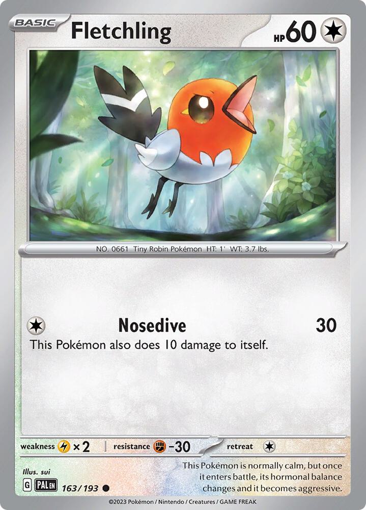 Fletchling 163/193 (SV02: Paldea Evolved)  | Good Games Adelaide SA