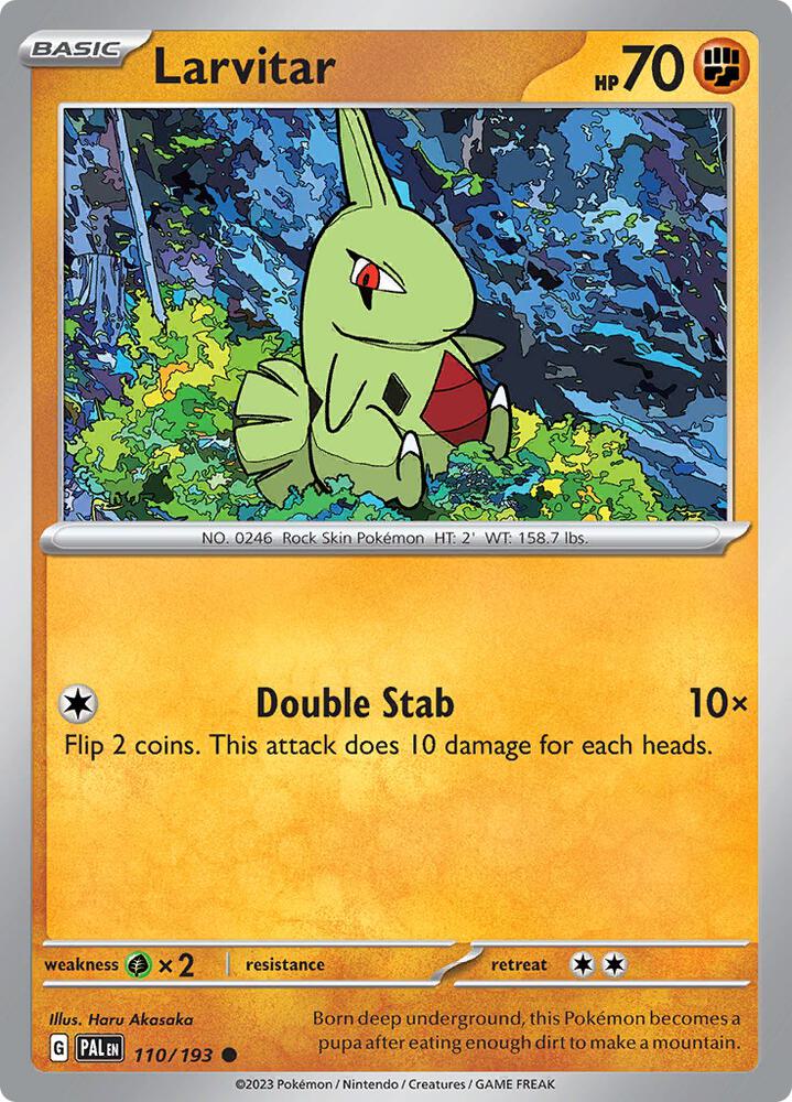 Larvitar 110/193 (SV02: Paldea Evolved)  | Good Games Adelaide SA