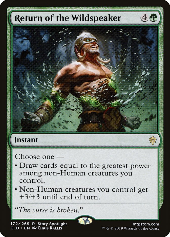 Return of the Wildspeaker 172 (Throne of Eldraine)  - Foil | Good Games Adelaide SA