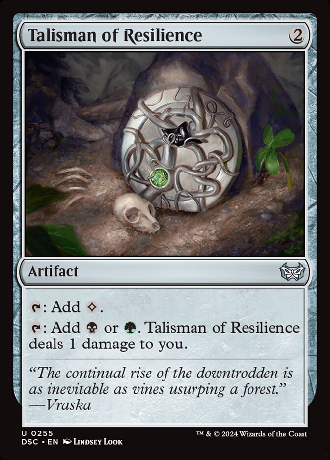 Talisman of Resilience 255 (Commander: Duskmourn: House of Horror)  | Good Games Adelaide SA