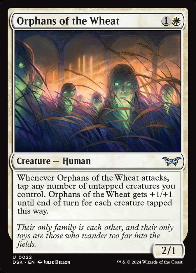 Orphans of the Wheat 22 (Duskmourn: House of Horror)  - Foil | Good Games Adelaide SA