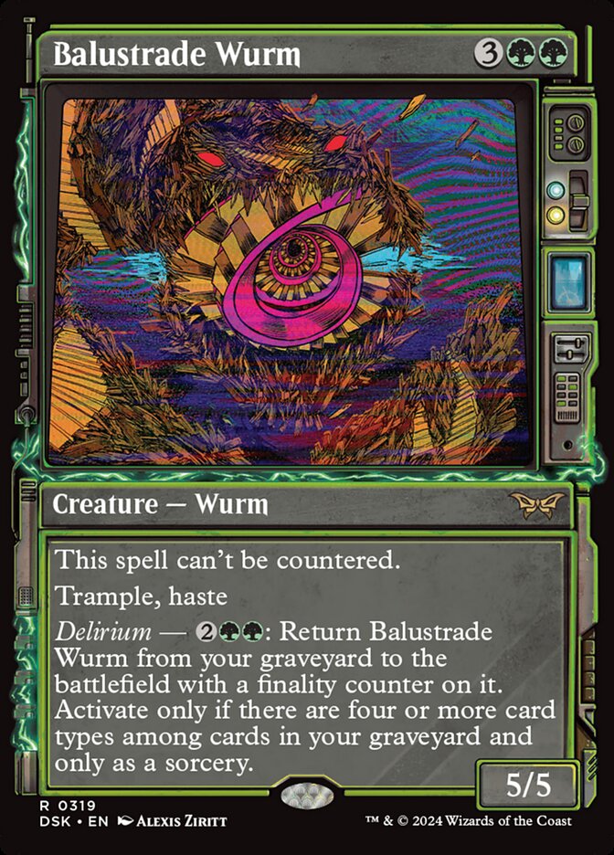 Balustrade Wurm 319 (Duskmourn: House of Horror)  | Good Games Adelaide SA