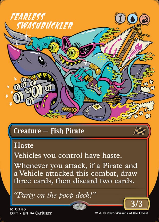 Fearless Swashbuckler 346 (Aetherdrift)  - Foil | Good Games Adelaide SA