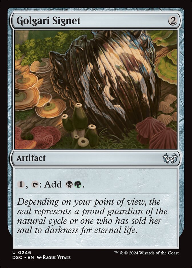 Golgari Signet 246 (Commander: Duskmourn: House of Horror)  | Good Games Adelaide SA