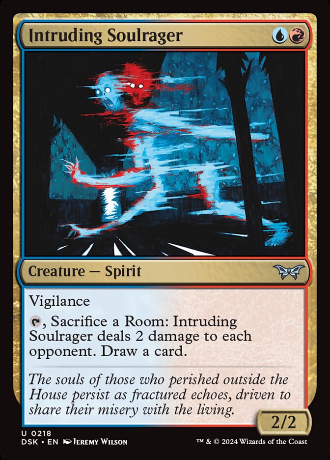 Intruding Soulrager 218 (Duskmourn: House of Horror)  - Foil | Good Games Adelaide SA