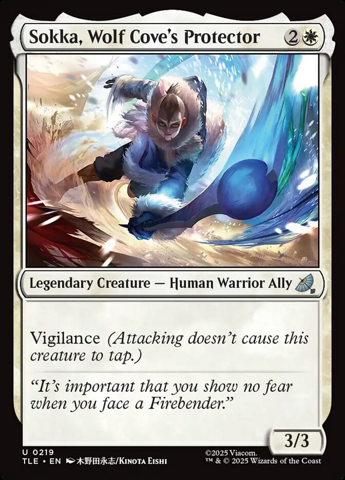 Sokka, Wolf Cove's Protector 219 (Avatar: The Last Airbender: Eternal-Legal)  | Good Games Adelaide SA
