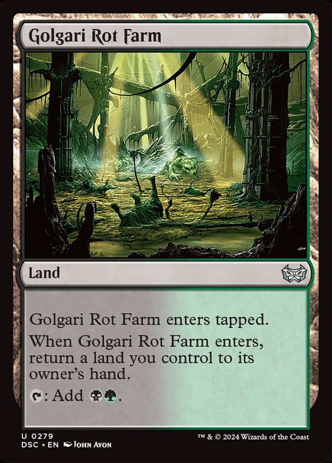 Golgari Rot Farm 279 (Commander: Duskmourn: House of Horror)  | Good Games Adelaide SA