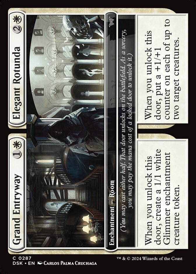 Grand Entryway // Elegant Rotunda (Lurking Evil) 287 (Duskmourn: House of Horror)  - Foil | Good Games Adelaide SA