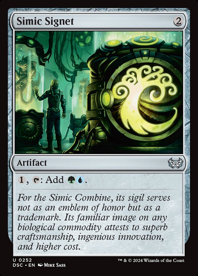 Simic Signet 252 (Commander: Duskmourn: House of Horror)  | Good Games Adelaide SA