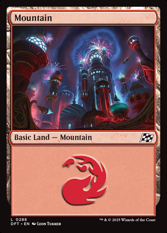 Mountain 0288 288 (Aetherdrift)  - Foil | Good Games Adelaide SA