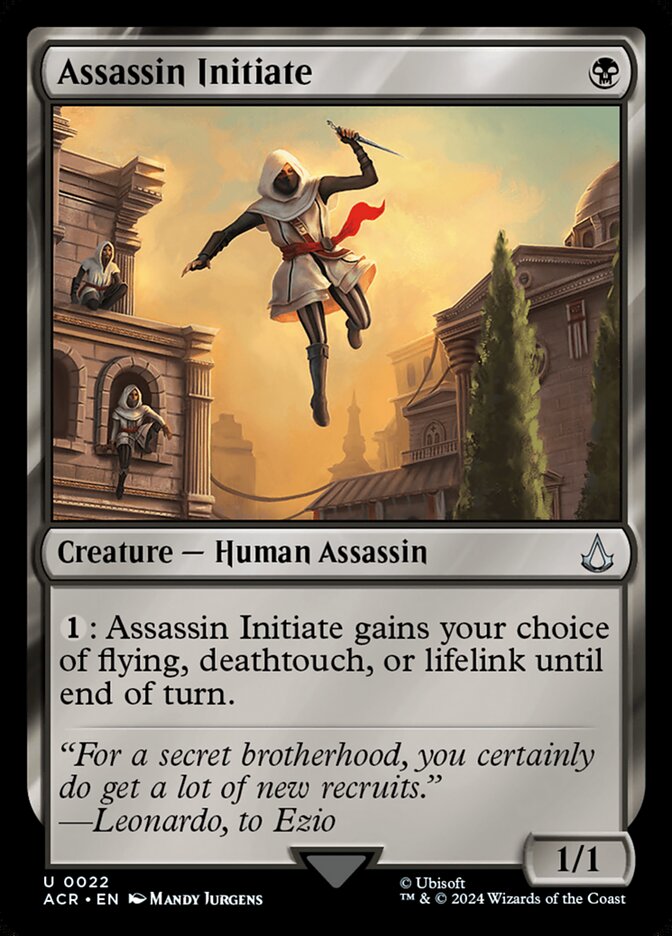 Assassin Initiate 22 (Universes Beyond: Assassin's Creed)  | Good Games Adelaide SA