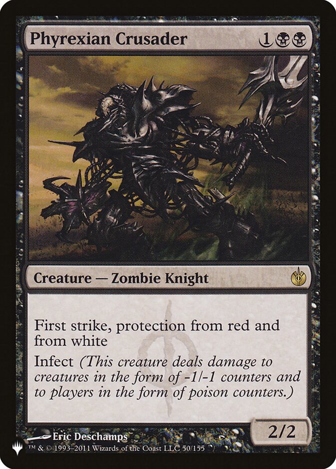 Phyrexian Crusader 50/155 (The List Reprints)  | Good Games Adelaide SA