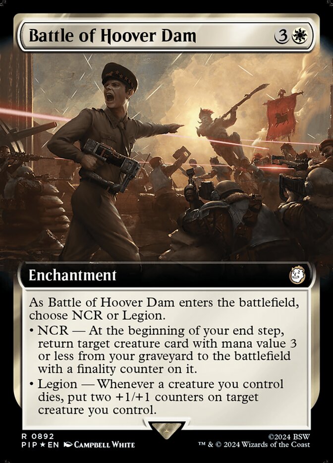 Battle of Hoover Dam 892 (Universes Beyond: Fallout)  - Foil | Good Games Adelaide SA