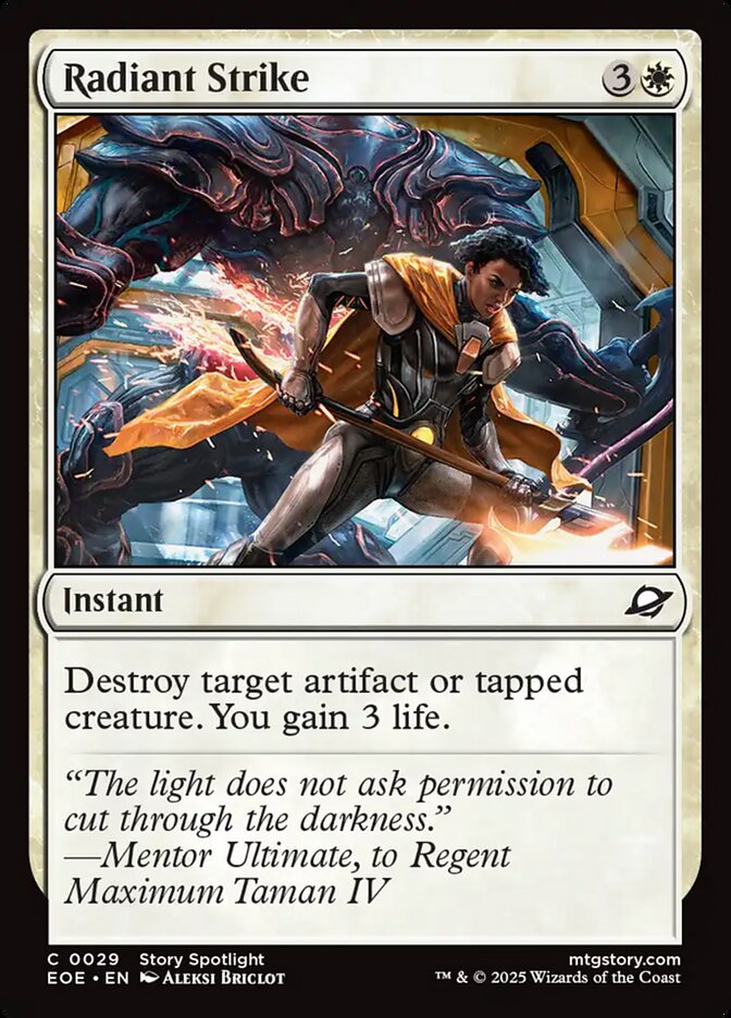 Radiant Strike 29 (Edge of Eternities)  - Foil | Good Games Adelaide SA