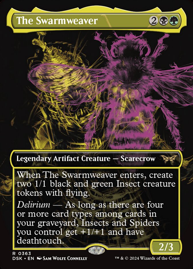 The Swarmweaver 363 (Duskmourn: House of Horror)  - Foil | Good Games Adelaide SA