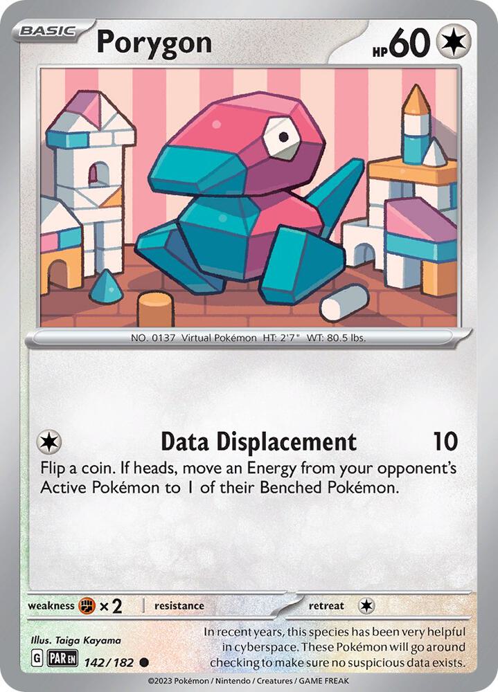 Porygon 142/182 (SV04: Paradox Rift)  - Reverse Holofoil | Good Games Adelaide SA
