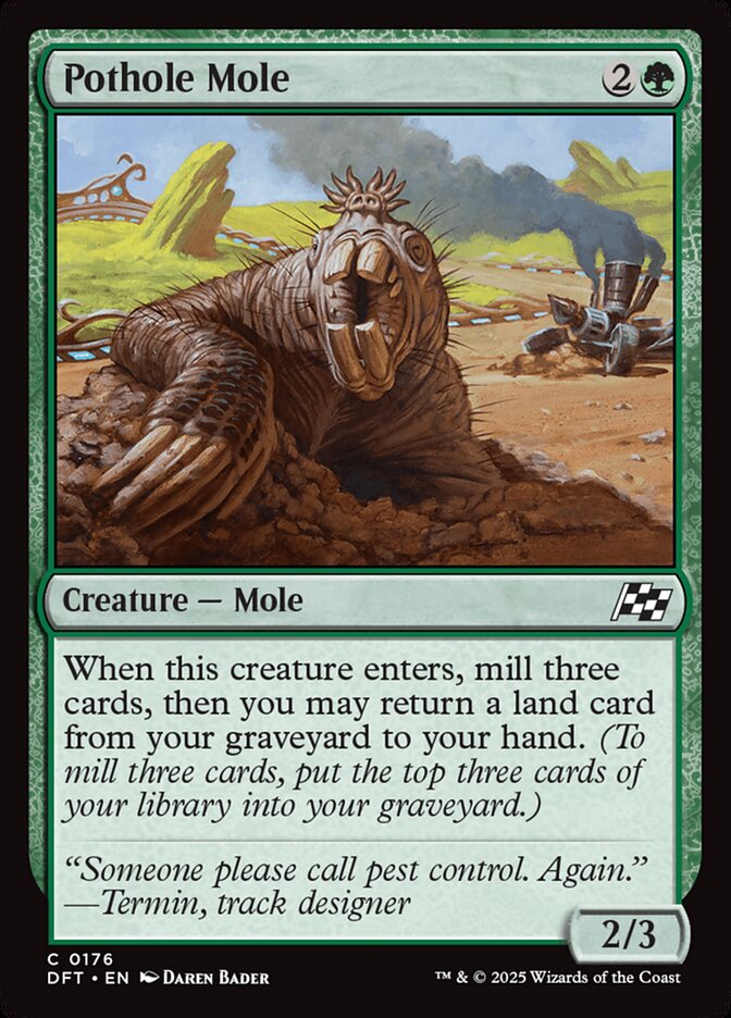 Pothole Mole 176 (Aetherdrift)  - Foil | Good Games Adelaide SA