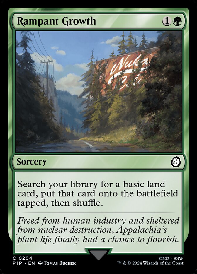Rampant Growth 204 (Universes Beyond: Fallout)  - Foil | Good Games Adelaide SA