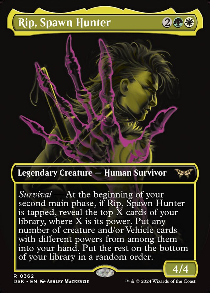 Rip, Spawn Hunter 362 (Duskmourn: House of Horror)  - Borderless | Good Games Adelaide SA