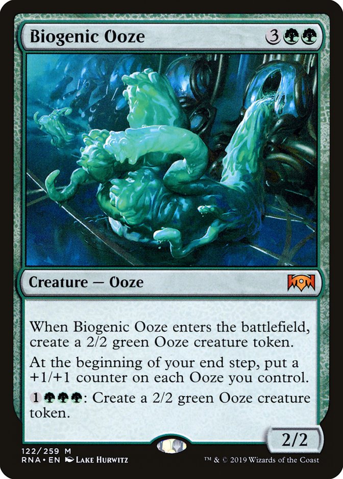 Biogenic Ooze 122 (Ravnica Allegiance)  - Foil | Good Games Adelaide SA