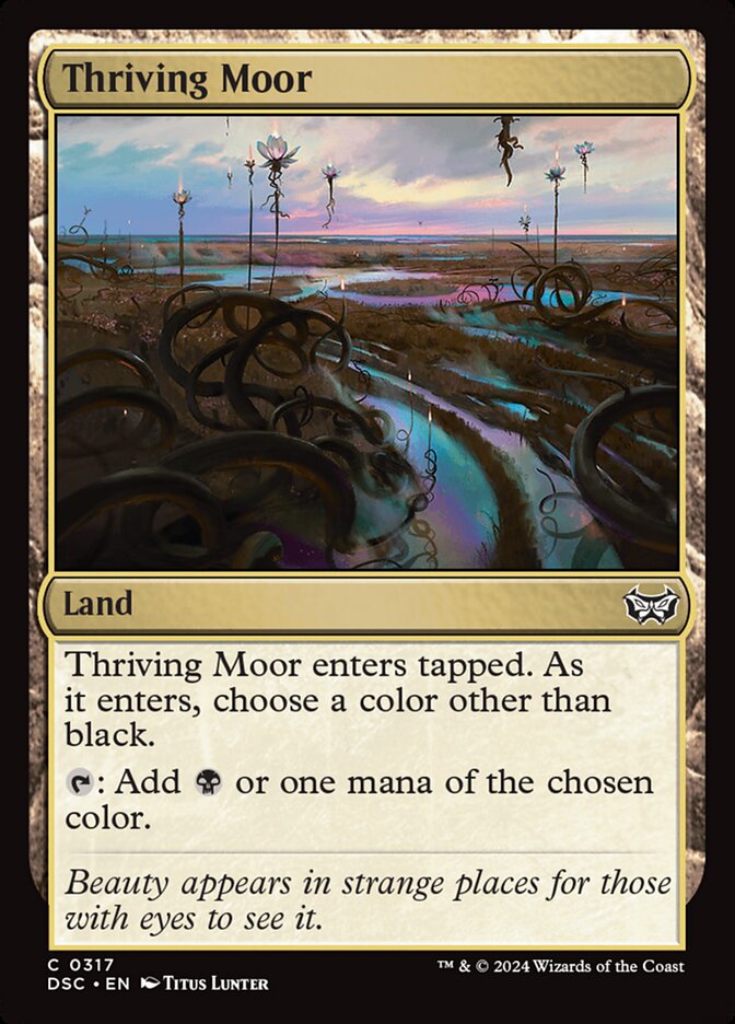 Thriving Moor 317 (Commander: Duskmourn: House of Horror)  | Good Games Adelaide SA