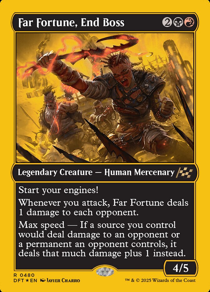 Far Fortune, End Boss 480 (Aetherdrift)  - Foil | Good Games Adelaide SA