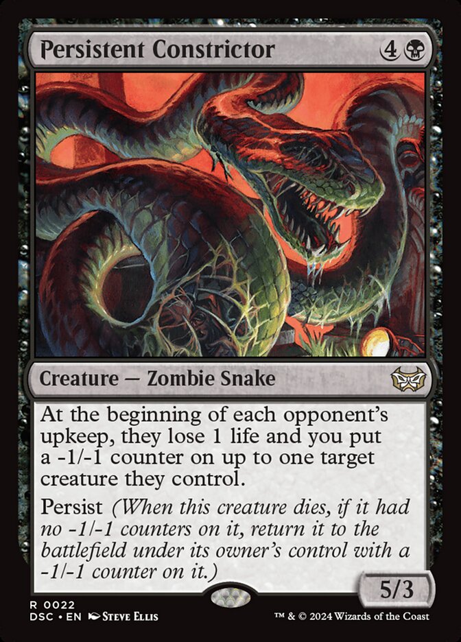 Persistent Constrictor 22 (Commander: Duskmourn: House of Horror)  | Good Games Adelaide SA