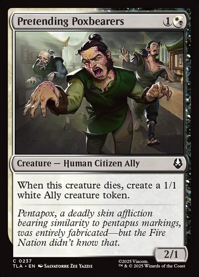 Pretending Poxbearers 237 (Avatar: The Last Airbender)  - Foil | Good Games Adelaide SA
