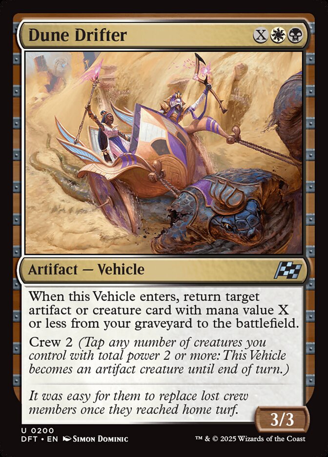 Dune Drifter 200 (Aetherdrift)  - Foil | Good Games Adelaide SA
