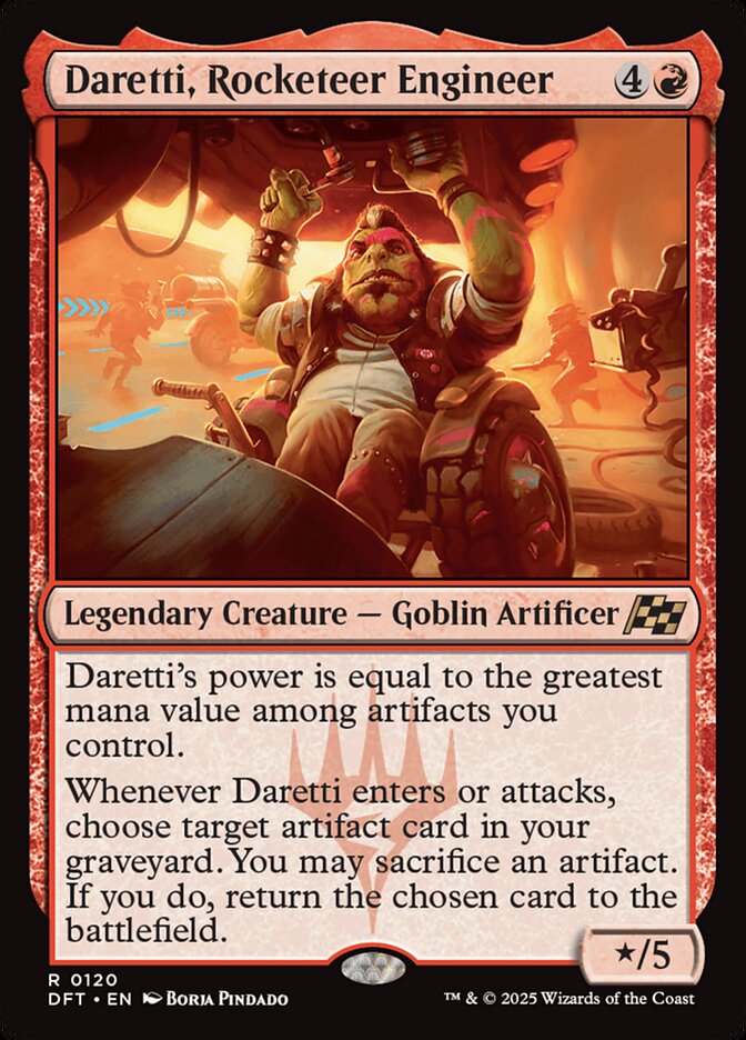 Daretti, Rocketeer Engineer 120 (Aetherdrift)  - Foil | Good Games Adelaide SA