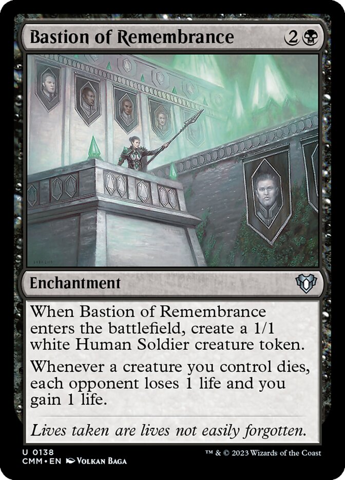 Bastion of Remembrance 138 (Commander Masters)  | Good Games Adelaide SA