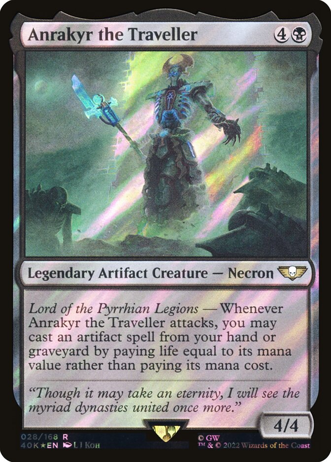 Anrakyr the Traveller 28 (Universes Beyond: Warhammer 40,000)  - Foil | Good Games Adelaide SA