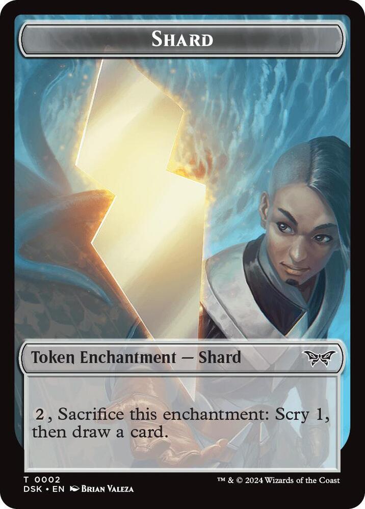 Shard Manifest Double Sided Token 2 // 18 (Duskmourn: House of Horror)  | Good Games Adelaide SA