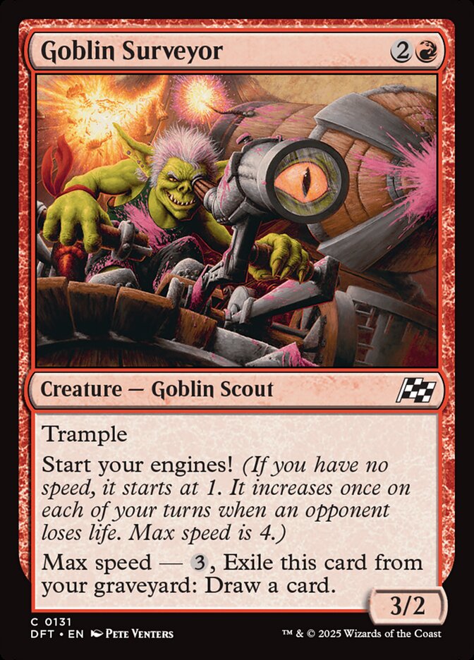Goblin Surveyor 131 (Aetherdrift)  - Foil | Good Games Adelaide SA