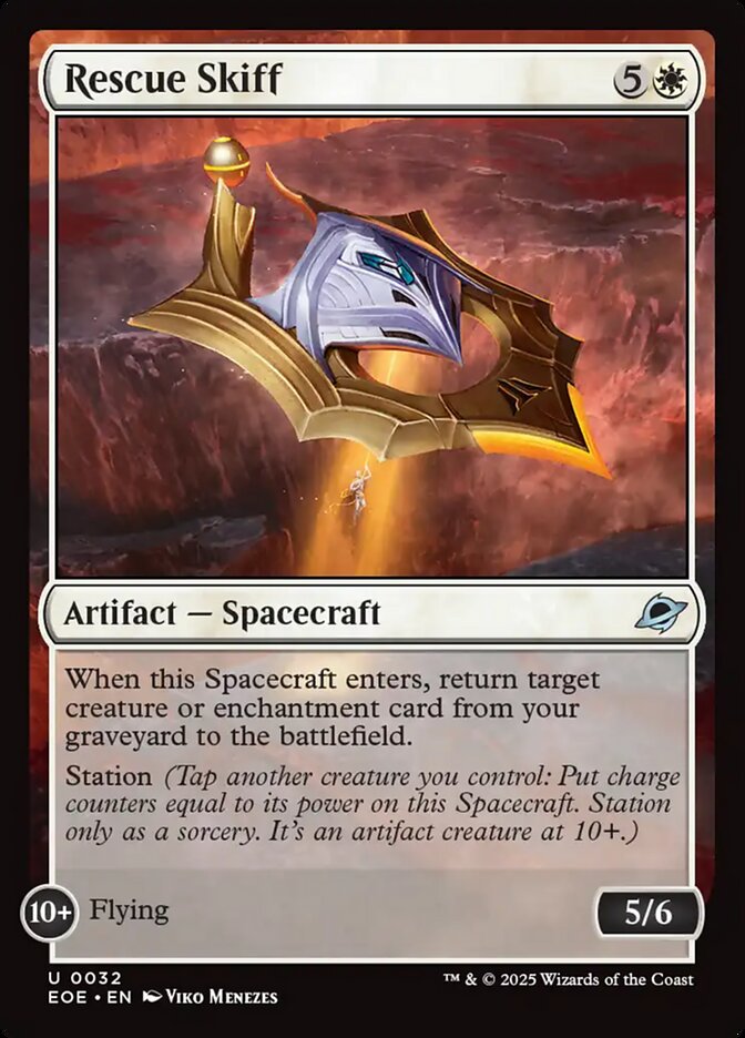 Rescue Skiff 32 (Edge of Eternities)  - Foil | Good Games Adelaide SA