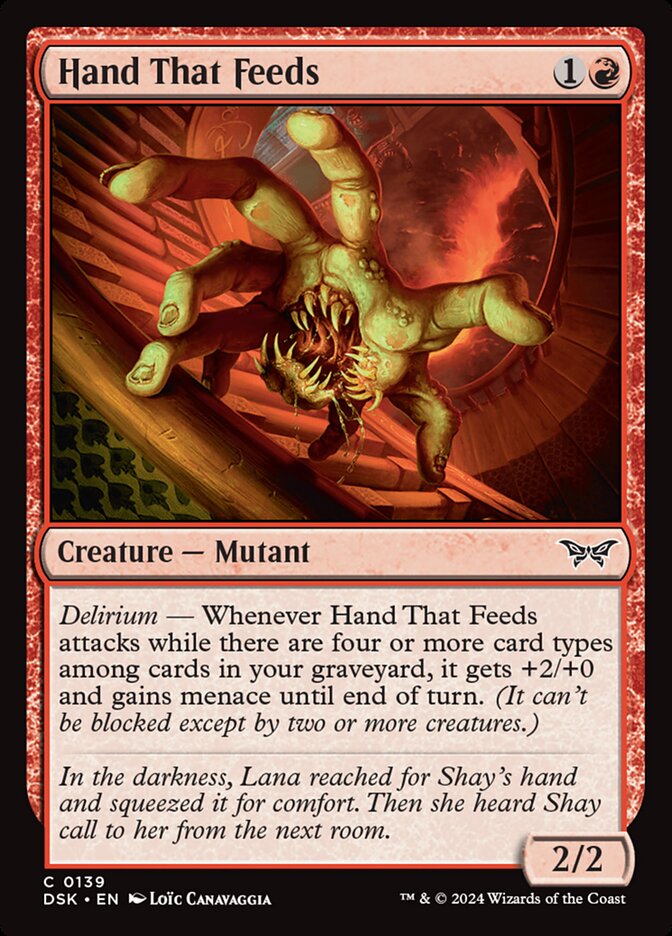 Hand That Feeds 139 (Duskmourn: House of Horror)  - Foil | Good Games Adelaide SA
