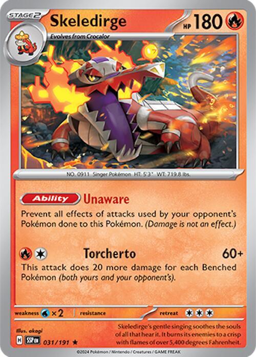 Skeledirge 031/191 (SV08: Surging Sparks)  - Holofoil | Good Games Adelaide SA