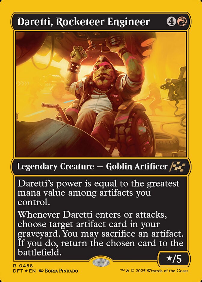Daretti, Rocketeer Engineer 458 (Aetherdrift)  - Foil | Good Games Adelaide SA