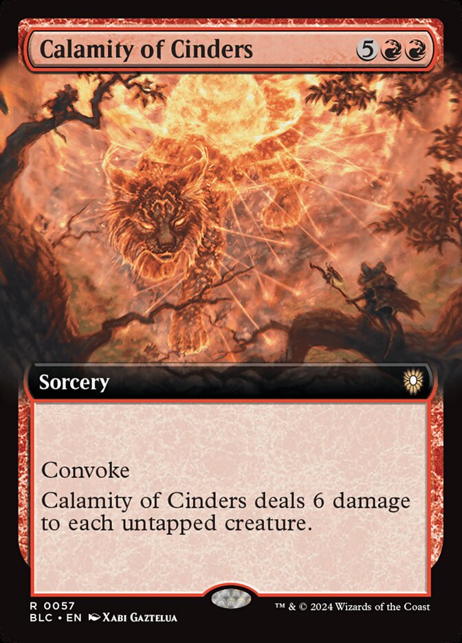 Calamity of Cinders 57 (Commander: Bloomburrow)  | Good Games Adelaide SA
