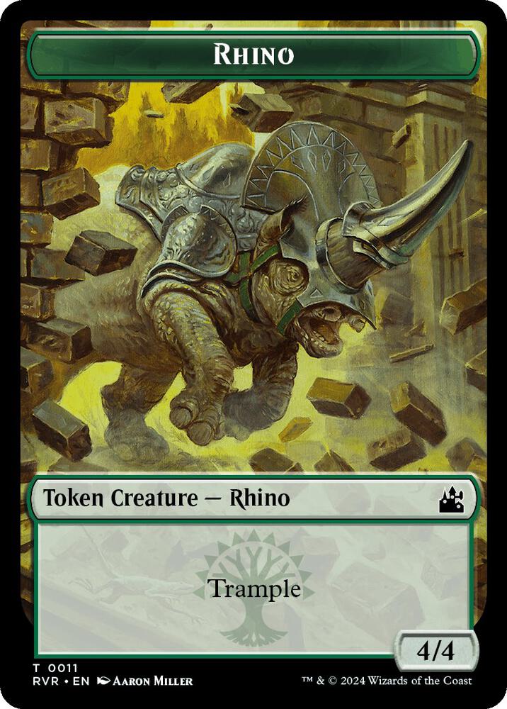 Rhino Token 11 (Ravnica Remastered)  | Good Games Adelaide SA