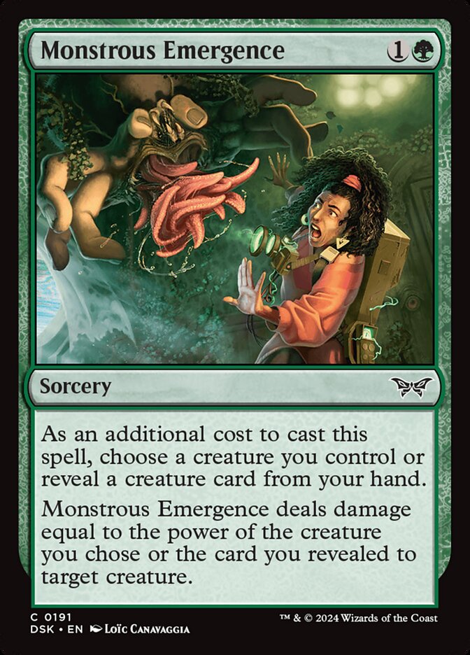 Monstrous Emergence 191 (Duskmourn: House of Horror)  - Foil | Good Games Adelaide SA
