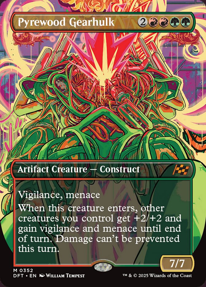 Pyrewood Gearhulk 352 (Aetherdrift)  - Borderless Foil | Good Games Adelaide SA
